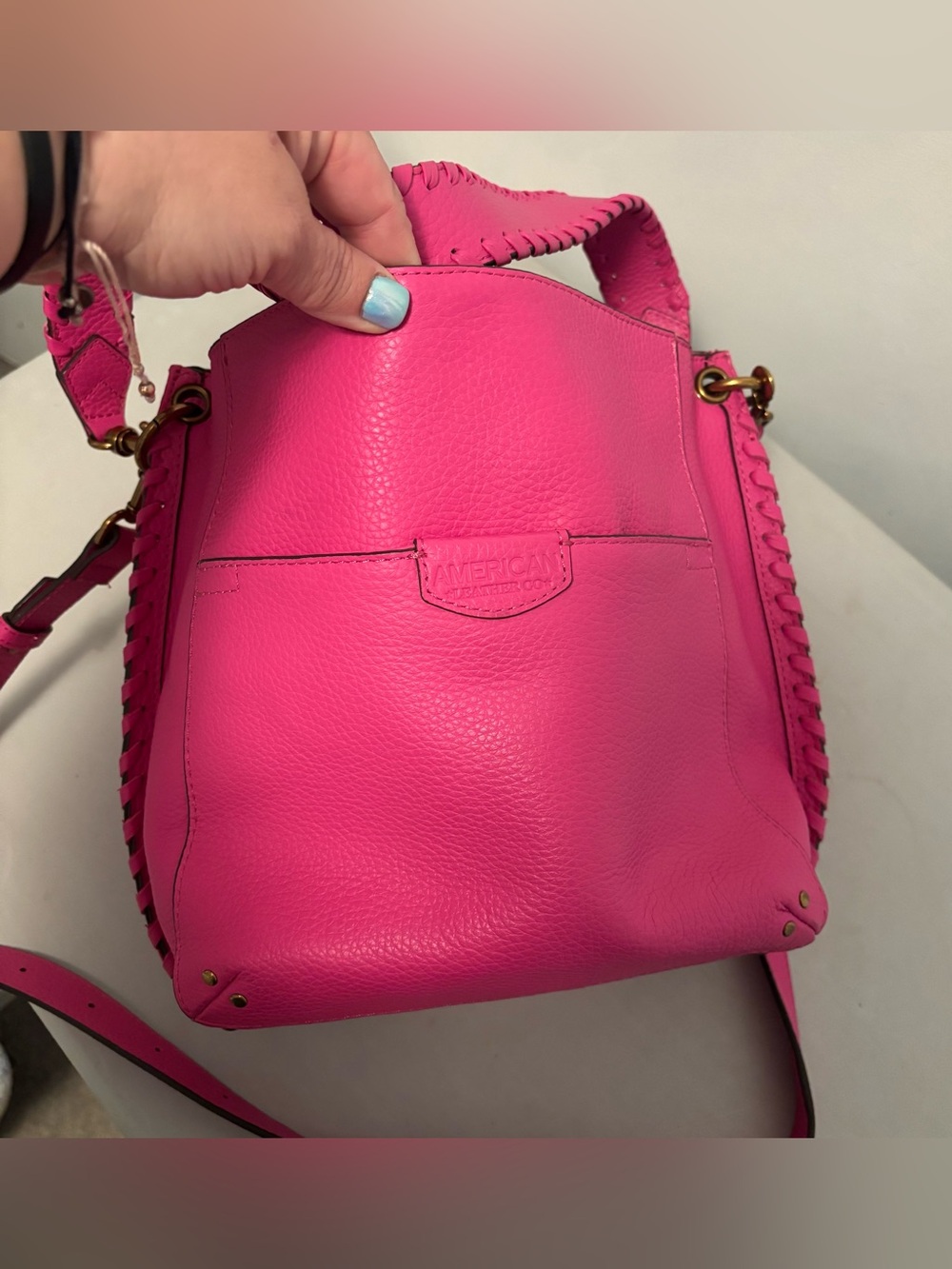 American Leather Co. Luca Triple Entry Crossbody